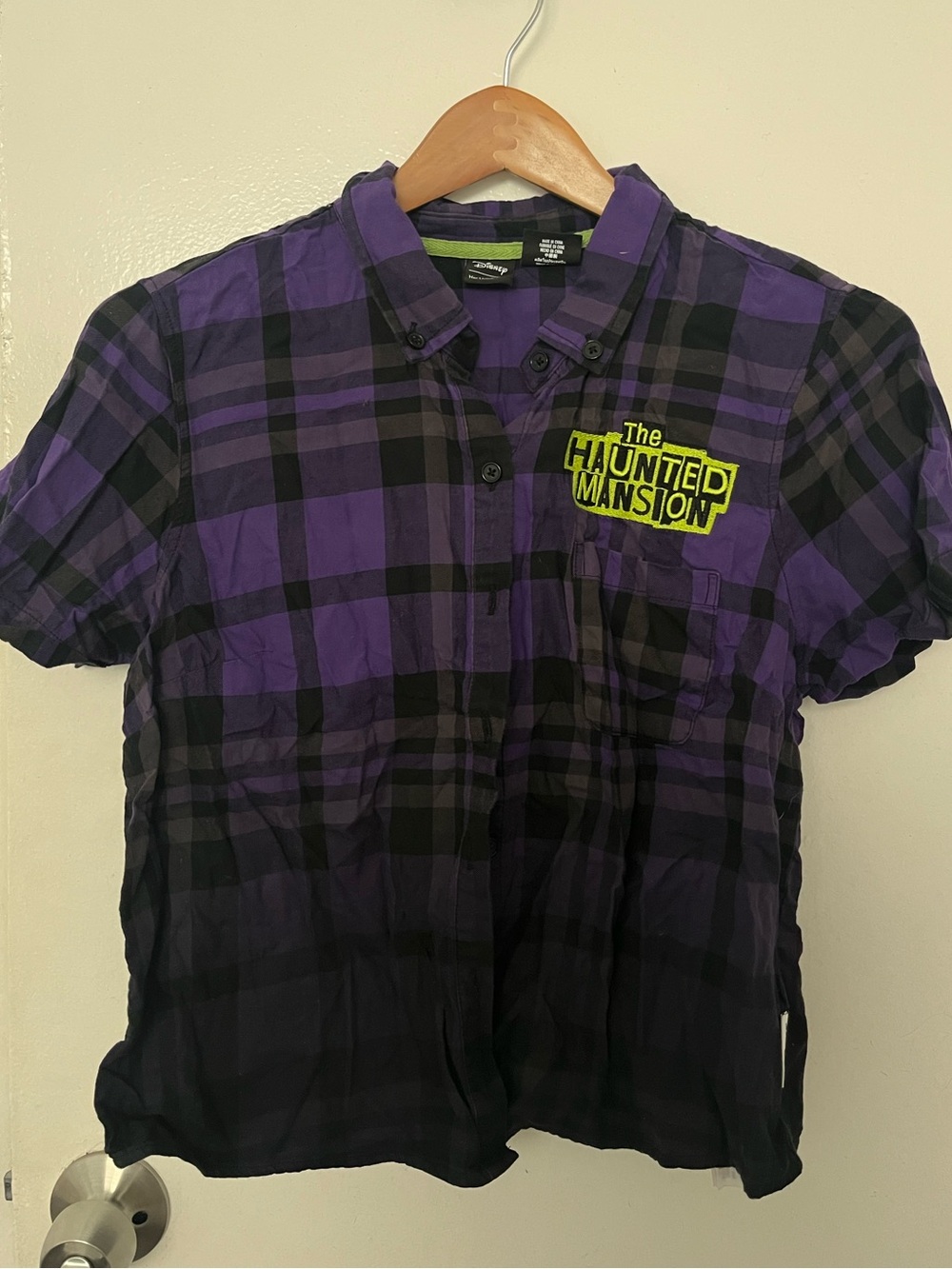 Disney Haunted Mansion Button Down